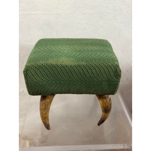 Late 19th Century Antique Horn Footstool For Sale - Image 5 of 8