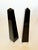 Mid Century Modern Black Lucite Obelisks, a Pair For Sale In Dallas - Image 6 of 11