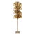 Handmade Floor Lamps in Leaves Brass For Sale