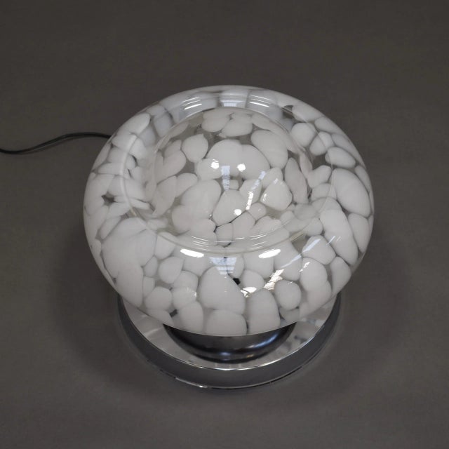 Italian Murano Glass Table Lamp, 1970s For Sale - Image 3 of 10