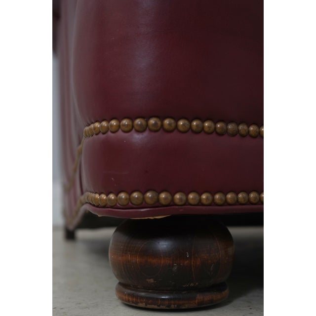 Hancock & Moore Leather Chair & Ottoman For Sale - Image 9 of 18