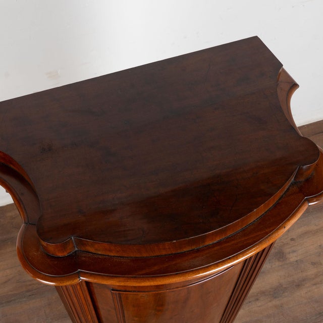 Late 19th Century 19th Century Danish Mahogany Narrow Column Cabinet For Sale - Image 5 of 11