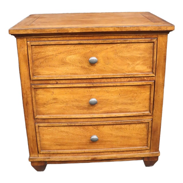 Ethan Allen 3-Drawer Nightstand For Sale