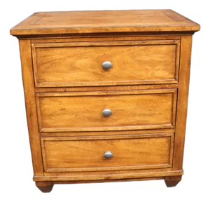 Ethan Allen 3-Drawer Nightstand