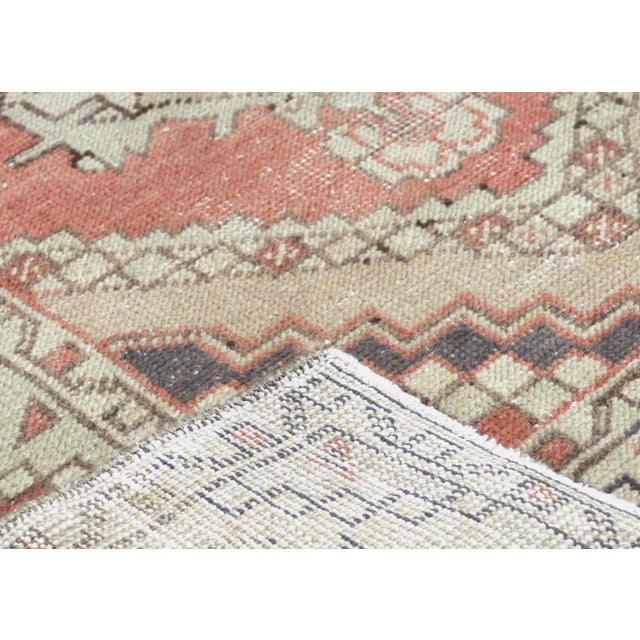 1960s Turkish Oushak Runner For Sale - Image 4 of 6