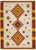Textile 2020s Modern Kilim Handmade Multicolor Geometric Wool Rug For Sale - Image 7 of 7