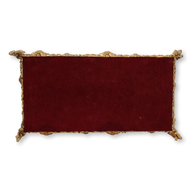 Metal Midcentury Hollywood Glam Vanity Set For Sale - Image 7 of 12