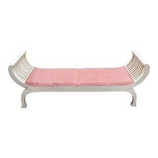 Pasha Furniture Greek Goddess Blushing Pink Bed Bench For Sale