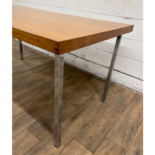 Vintage Danish Scandinavian Style MCM Dining Table Desk Console For Sale In Kansas City - Image 6 of 14