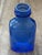 Early 1900’s Blue Glass Milk of Magnesia Bottle For Sale - Image 6 of 7