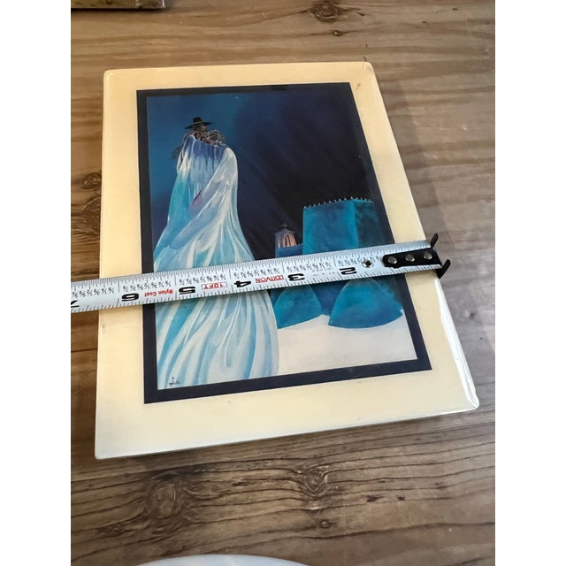 Up for consideration is a beautiful vintage small blue Bill Rabbit ceramic trivet. This would look lovely in your home and...