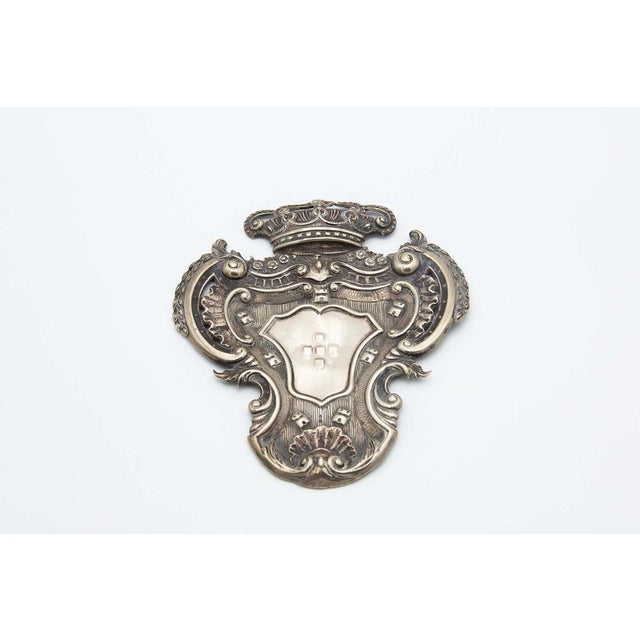 Wall Frame with Reliefs of the Coat of Arms of Portugal For Sale - Image 4 of 4
