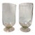 American Blown Glass Hurricane Lamps- A Pair For Sale