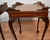 Brown 1950s Pair of Chippendale Style Mahogany Side Tables / End Tables For Sale - Image 8 of 18