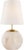 Modern Thomas O'Brien by Visual Comfort Signature Terri 12" Cordless Accent Lamp in Alabaster with Linen Shade For Sale - Image 3 of 3