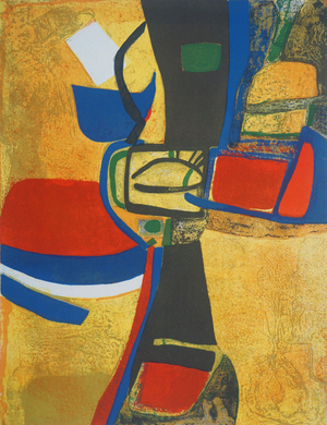 Maurice Esteve, La joie, Lithograph