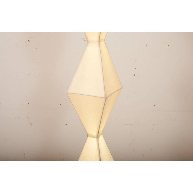 【 Tom Dixon 】1990 Totem Floor Lamp with Fluorescent Tube, Metal Base, Wire