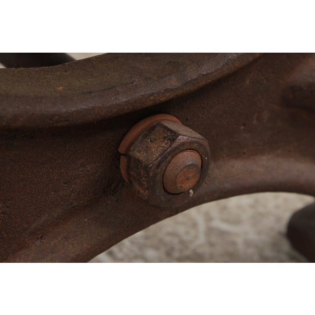 Restoration Hardware Industrial Steel & Iron Coffee Table For Sale - Image 14 of 14