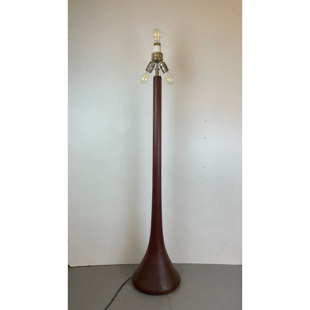 Mid-Century Modern Mid-Century Teak Floor Lamp from Kirk, Denmark, 1960s For Sale - Image 3 of 16