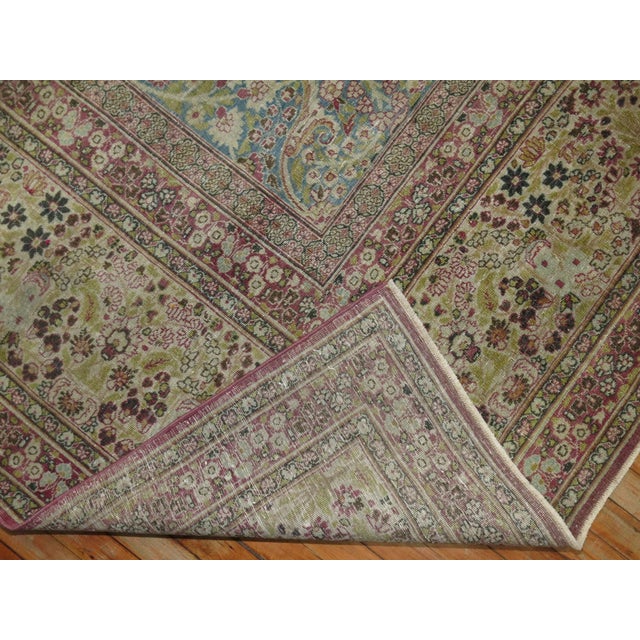 Persian Early 20th Century Persian Meshed Rug - 10'6" x 13'2" For Sale - Image 3 of 15