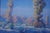 Realism Joe Duncan Gleason - Desert Palm Springs - Oil on Board For Sale - Image 3 of 6