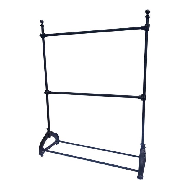 Cast Iron Clothing Rack From Restoration Hardware’s Retired Collection—Larger Size For Sale