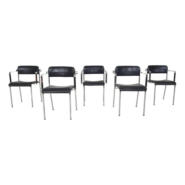 Dining Chairs by Aryform, Sweden, 1970s, Set of 5 For Sale - Image 15 of 15