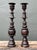 Vintage Turned Wood Candlesticks - A Pair For Sale - Image 11 of 12