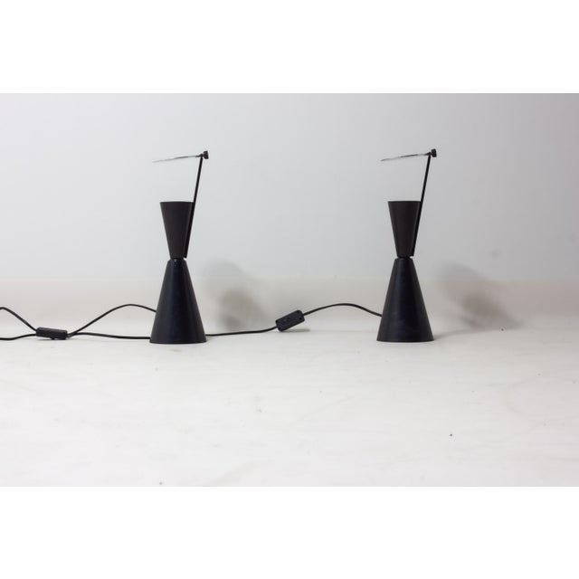 Postmodern Spanish Diabolo Lamps, 1980s, Set of 2 For Sale - Image 3 of 10
