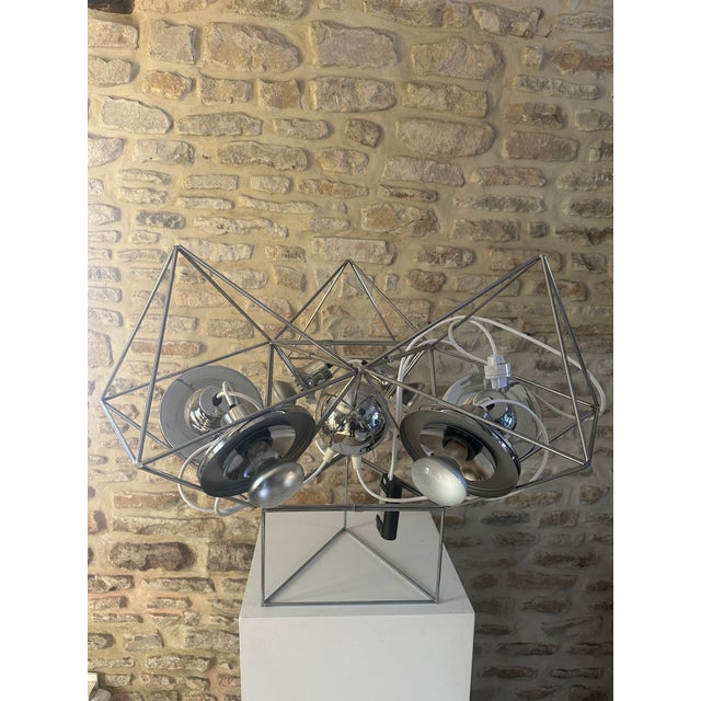 Polyhedra Sculpture Lamp from Guzzini, 1971 For Sale - Image 18 of 18