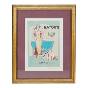 1990s Eaton's Spring and Summer 1924 Framed Print