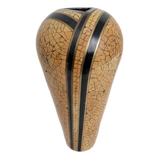 Art Deco Revival Tessellated Vase For Sale