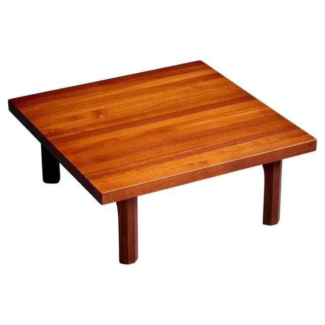 Maroon Teak Coffee Table from Aksel Kjersgaard, Denmark, 1950s For Sale - Image 8 of 8