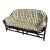 Vintage Rattan Sofa by Clark Casual For Sale
