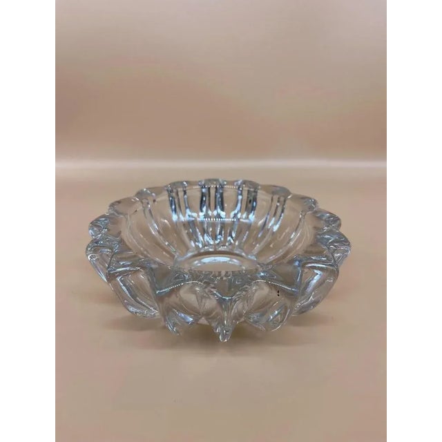 Gadrooned crystal ashtray from the 50s I have official proof of authenticity such as vintage catalogs, designer records,...