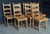 Oak Farmhouse Dining Chairs, 1925, Set of 8 For Sale - Image 18 of 18
