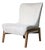 Verellen Fernando Wing Chair in Ivory Bouclé on Ash Base For Sale