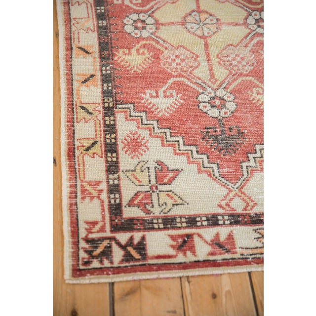Textile Vintage Distressed Oushak Rug - 2'8" x 4'8" For Sale - Image 7 of 9