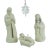 1990's China Holy Family Nativity Set With Acrylic Star Jewels by Lenox Usa - 4 PCS For Sale