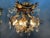 Italian Tole and Murano Glass Chandelier, 1960s For Sale - Image 3 of 15