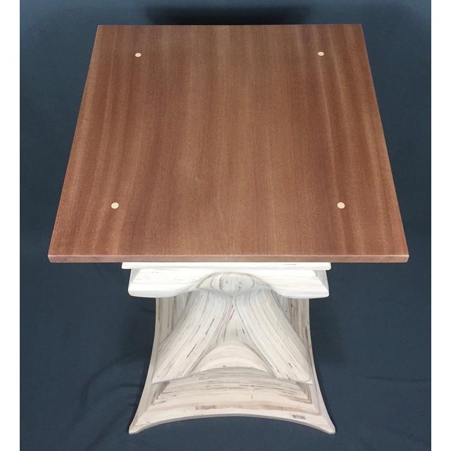 Early 21st Century Stylized Carved Organic Modern Side Table For Sale In New York - Image 6 of 6