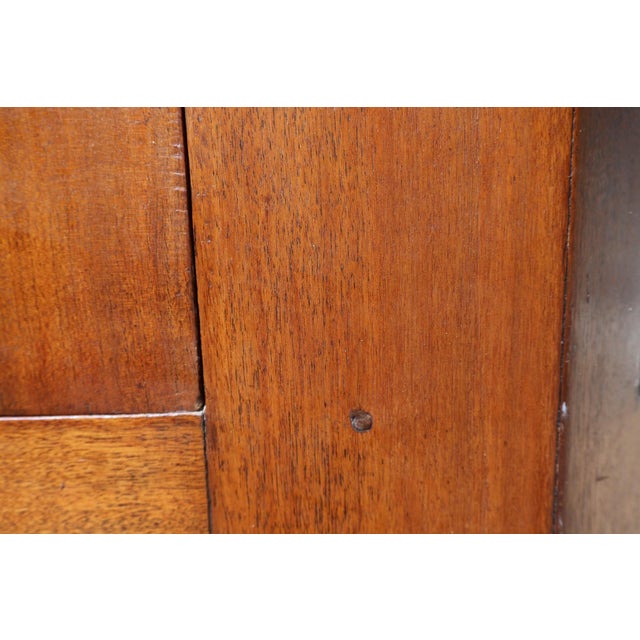 Wood 19th Century American Country Corner Cupboard in Cherry, Circa 1835 For Sale - Image 7 of 17