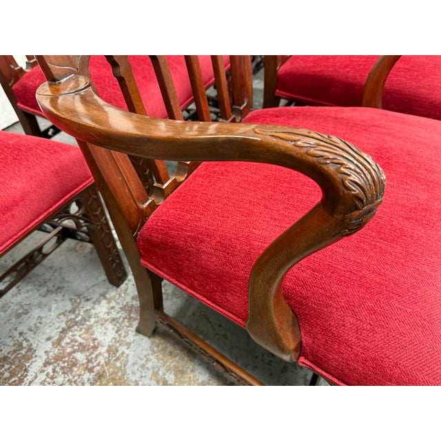Burton Ching Gothic Revival Dining Room Chairs, Set of Eight For Sale - Image 12 of 12