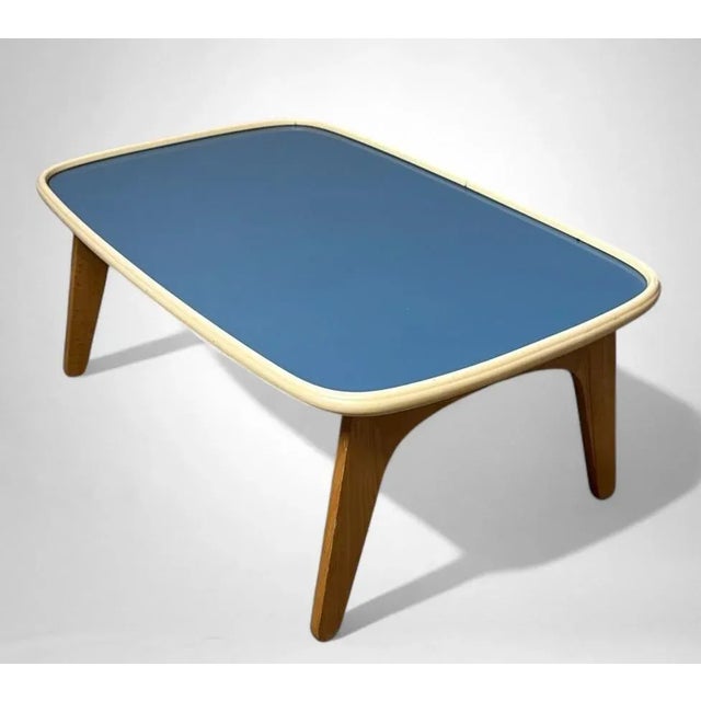 Rare and refined adjustable bed tray produced in the 1950s by Fratelli Reguitti, a renowned Italian manufacturer...