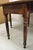 Antique American Colonial Cherry Wood Gateleg Drop Leaf Farmhouse Dining Table For Sale - Image 4 of 11