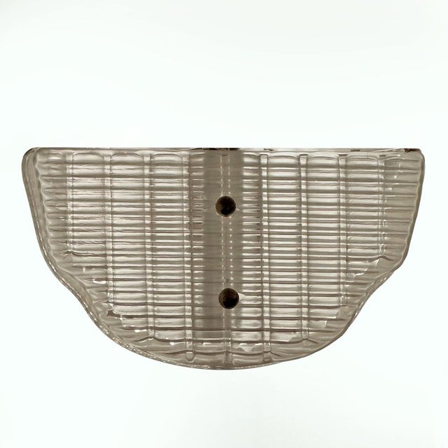 Murano Glass Wall Sconces with Ribbed Texture, 2000, Set of 2 For Sale - Image 9 of 10