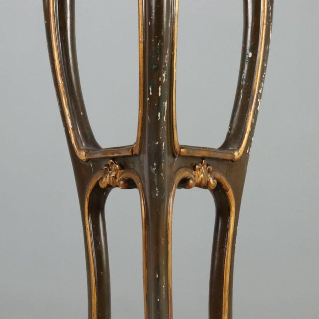 Wood Barocchetto Style Plant Stand, Italy, Early 1900s For Sale - Image 7 of 10
