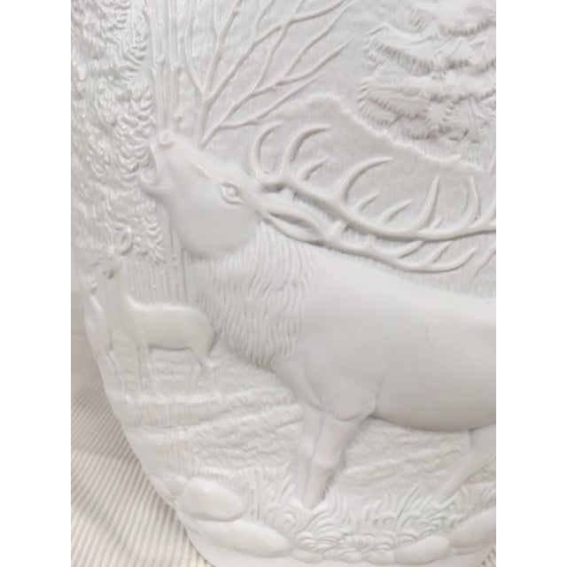 Traditional 1980s Traditional Kpm Bisque Porcelain Vase For Sale - Image 3 of 11