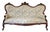 Antique Victorian Rococo Revival Carved Walnut Sofa, 19th Century For Sale