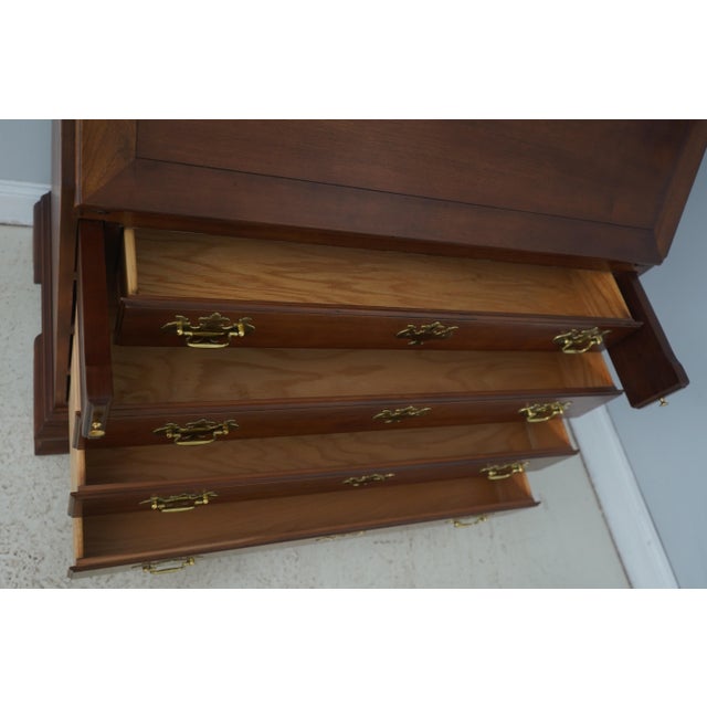 Statton Cherry Secretary Desk W. Bookcase Top For Sale In Philadelphia - Image 6 of 18